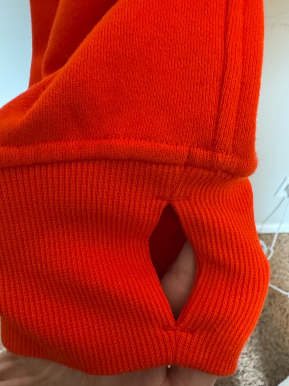 Lululemon Scuba Oversized Funnel Neck Half-Zip NWT Size M/L Solar Orange - Picture 11 of 14